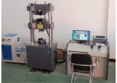 Computer screen hydraulic universal testing machine